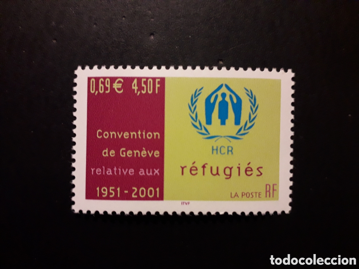 Sellos: FRANCIA YVERT 3416 SERIE COMPLETA NUEVA *** 2001 REFUGIADOS PEDIDO M&Iacute;NIMO 3&euro;