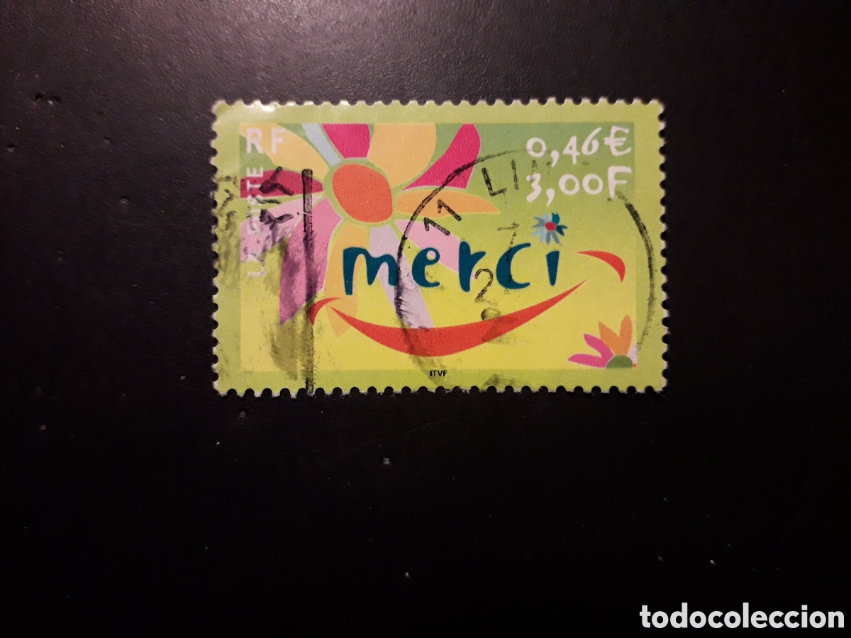 Sellos: FRANCIA YVERT 3379 SELLO SUELTO USADO 2001 MENSAJES PEDIDO M&Iacute;NIMO 3&euro;