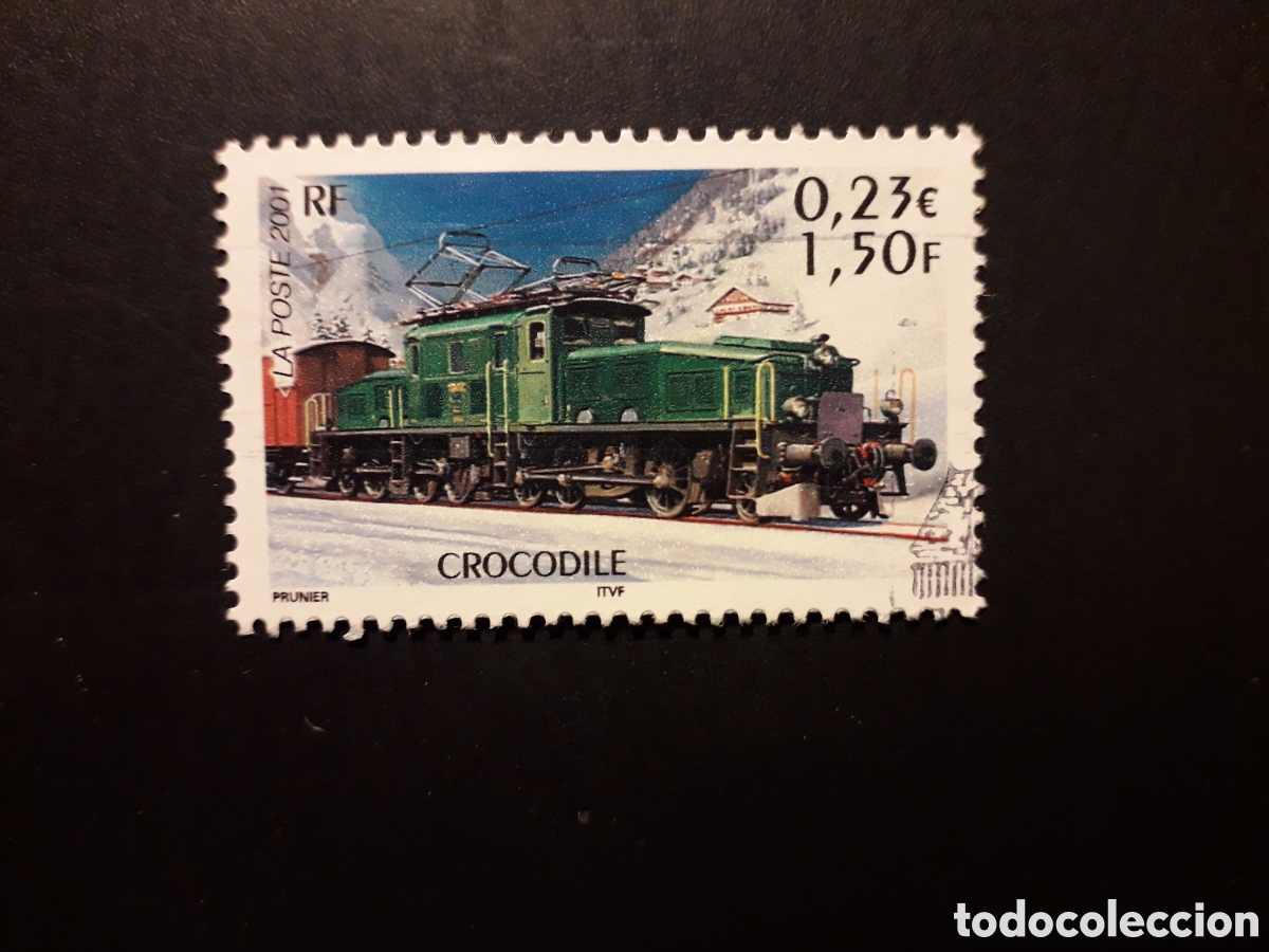 Sellos: FRANCIA YVERT 3406 SELLO SUELTO USADO 2001 TRENES PEDIDO M&Iacute;NIMO 3&euro;