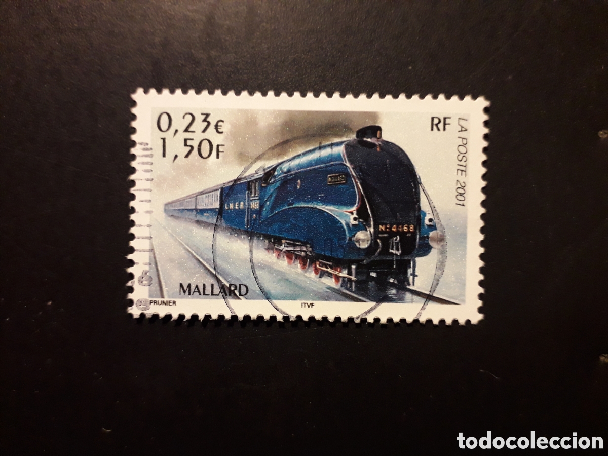 Sellos: FRANCIA YVERT 3411 SELLO SUELTO USADO 2001 TRENES PEDIDO M&Iacute;NIMO 3&euro;