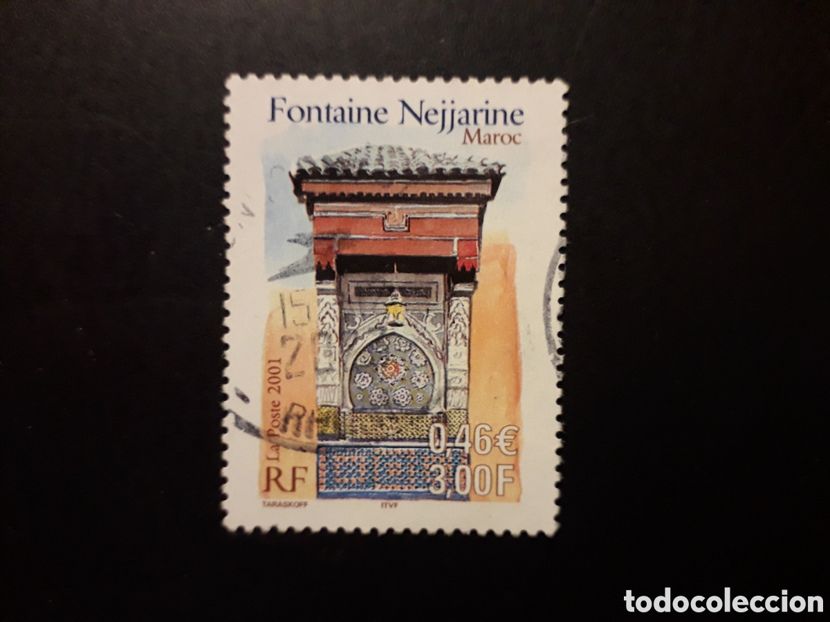 Sellos: FRANCIA YVERT 3441 SELLO SUELTO USADO 2001 FUENTE PEDIDO M&Iacute;NIMO 3&euro;