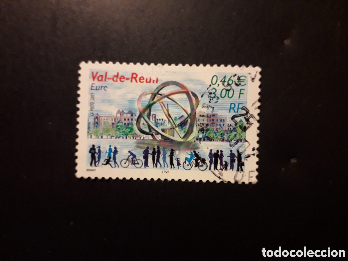 Sellos: FRANCIA YVERT 3427 SERIE COMPLETA USADA 2001 ESCULTURA DE ALAIN LE BOUCHER PEDIDO M&Iacute;NIMO 3&euro;