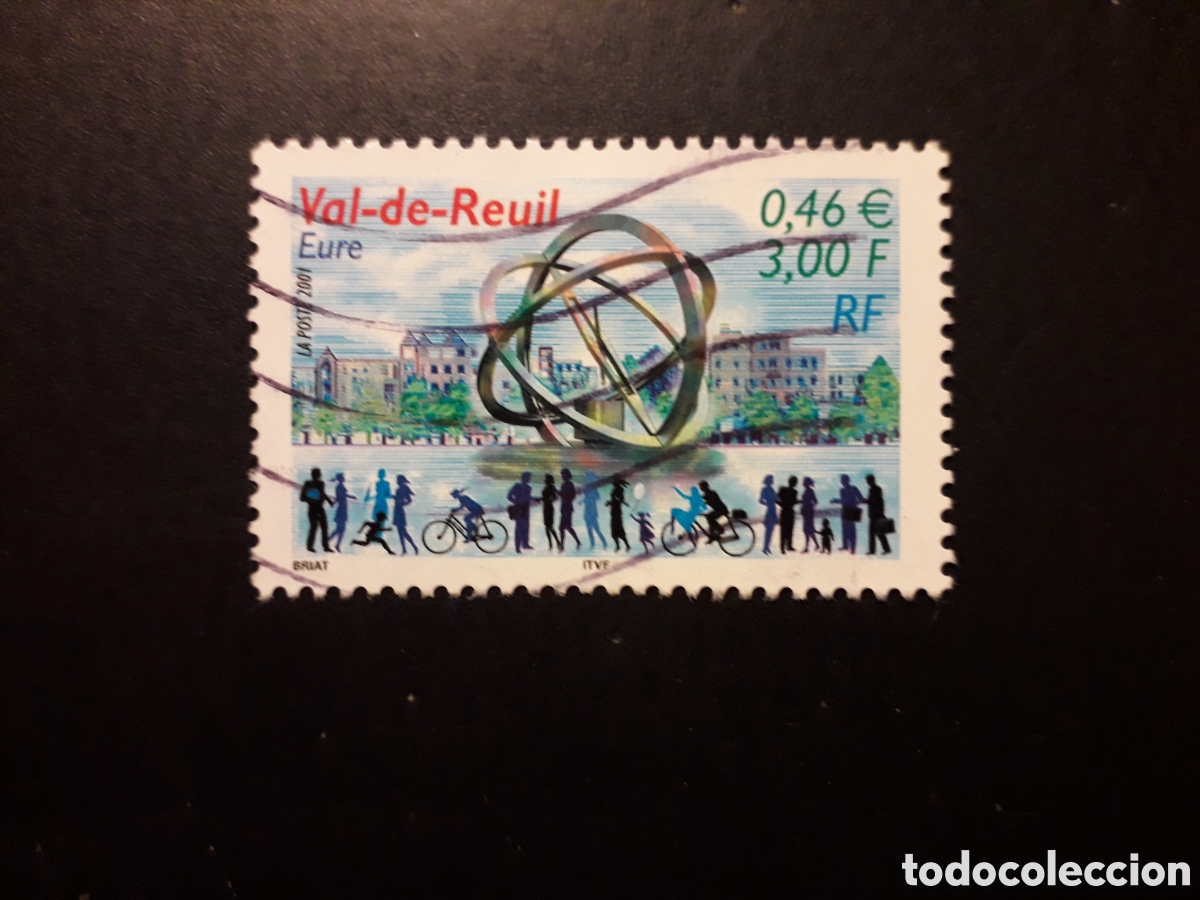Sellos: FRANCIA YVERT 3427 SERIE COMPLETA USADA 2001 ESCULTURA DE ALAIN LE BOUCHER PEDIDO M&Iacute;NIMO 3&euro;