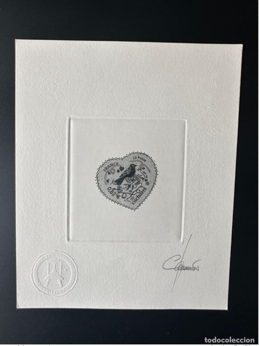 Stamps: Francia 2005 YT 3748 Prueba art&iacute;stica Cacharel Coeur Couturier Saint-Valentin