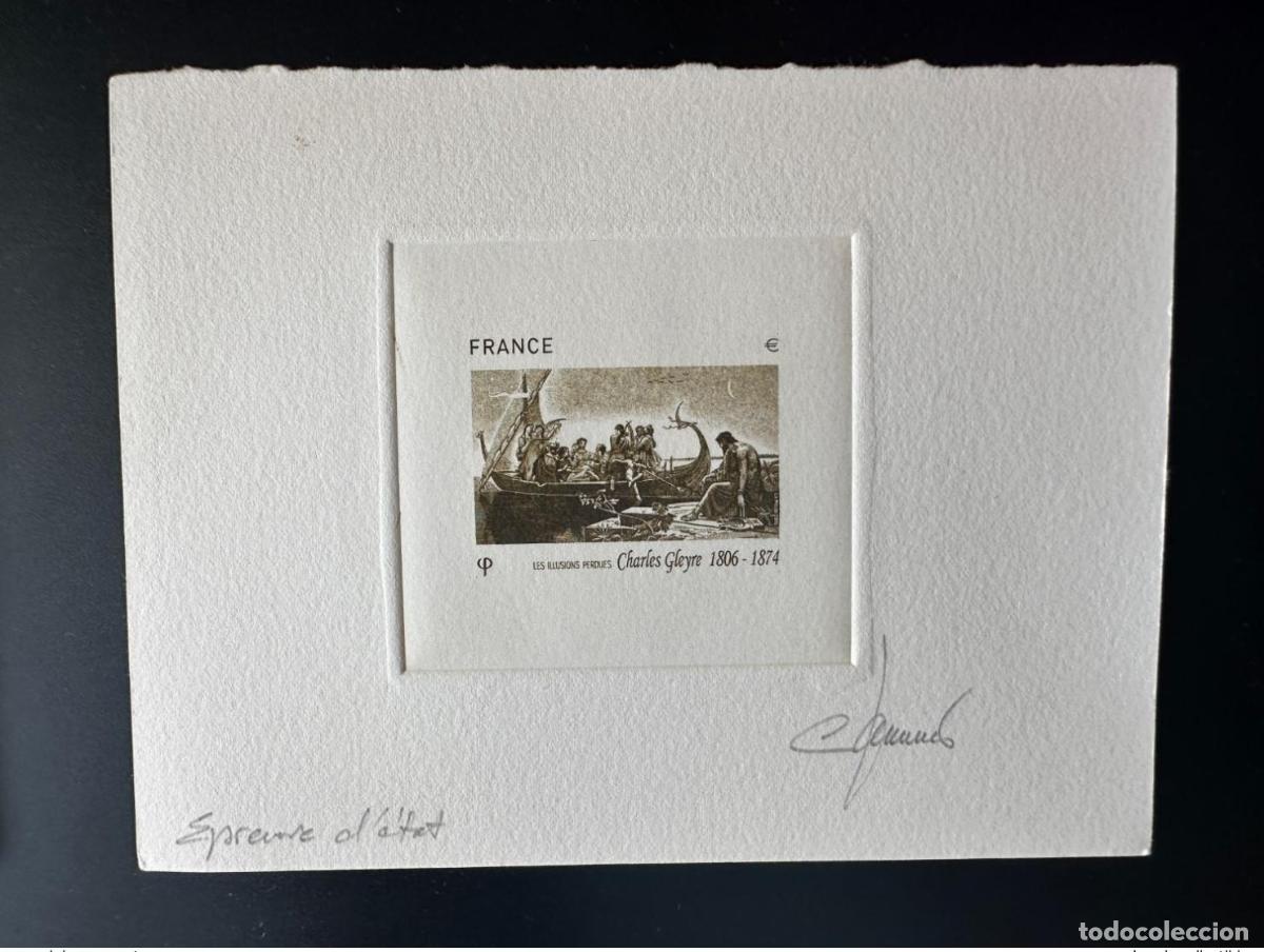 Stamps: Francia 2016 YT 5069 Prueba de artista STATE Charles Gleyre pintor Art Tableau