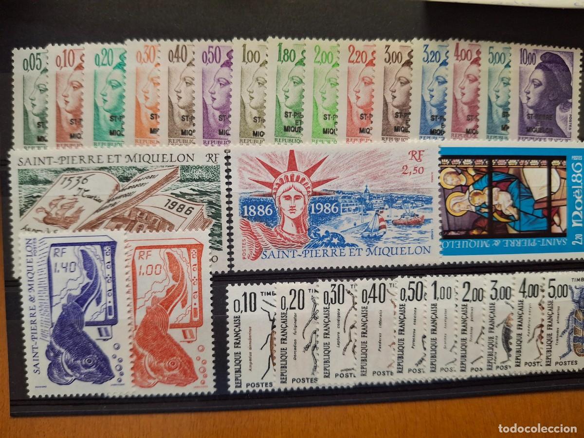 Sellos: HB1505 Sellos ST. PIERRE Y MIQUELON a&ntilde;o 1986** en NUEVO con tasas v.c. 35.40 &euro;