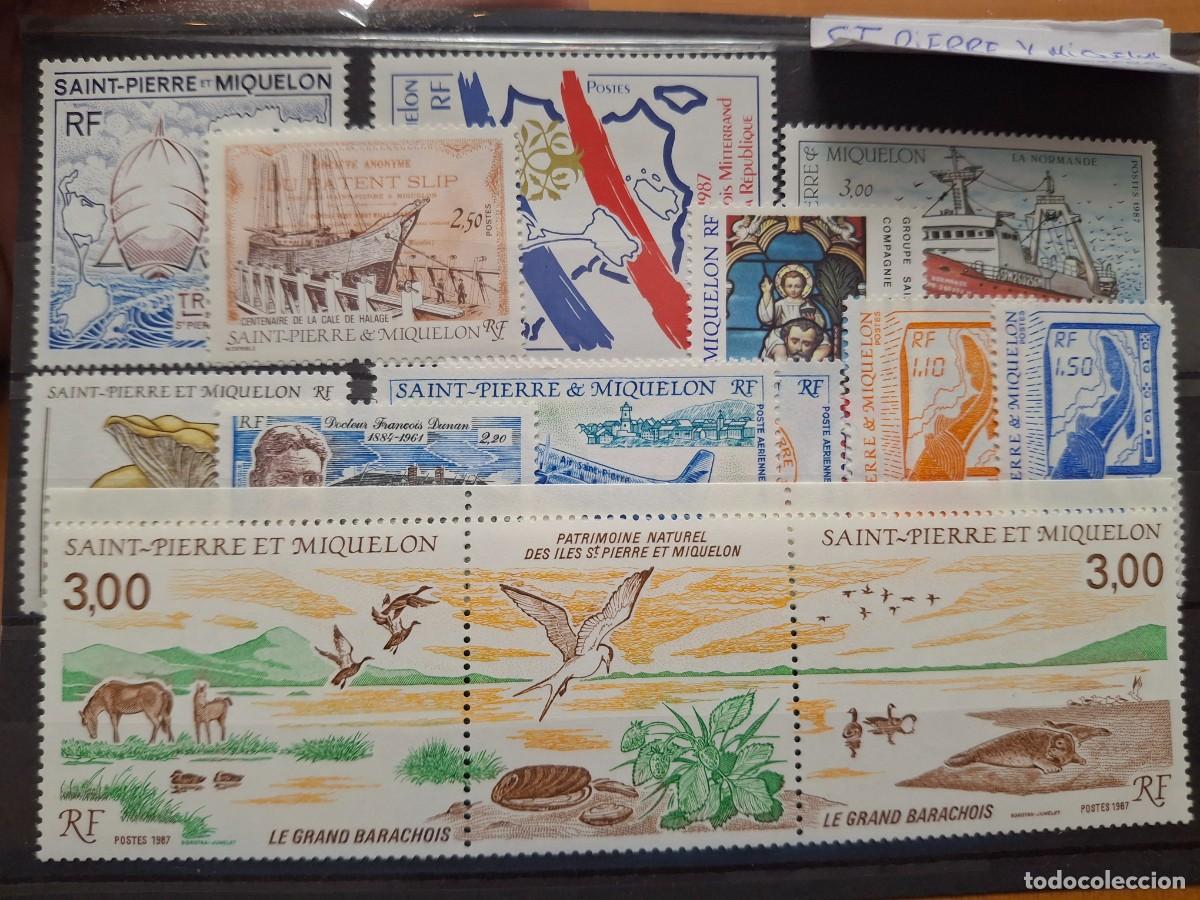Stamps: HB1506 Sellos ST. PIERRE Y MIQUELON a&ntilde;o 1987** en NUEVO con aereo v.c. 32.50 &euro;