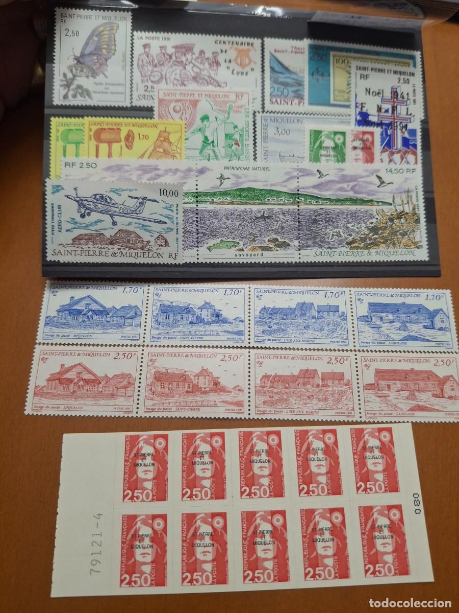 Briefmarken: HB1510 Sellos ST. PIERRE Y MIQUELON a&ntilde;o 1991** en NUEVO con aereo v.c. 37.10 &euro;