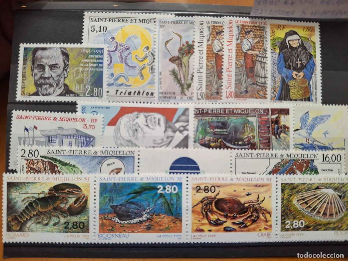 Briefmarken: HB1514 Sellos ST. PIERRE Y MIQUELON a&ntilde;o 1995** en NUEVO con aereo v.c. 38.80 &euro;