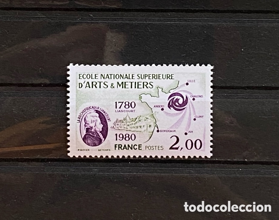 Selos: Sellos, nuevo, de Francia 1980 Yvert 2087 Personajes Mapas