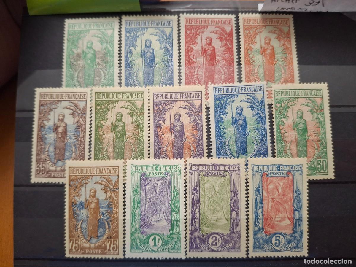 Selos: HB1644 GRANDES SERIES MUNDIALES sellos en NUEVO* CONGO FRANCES MICHEL 37/49