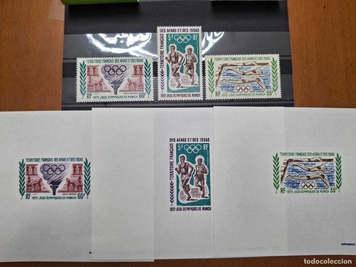 Sellos: HB1651 GRANDES SERIES MUNDIALES FRANCIA 3 pruebas de Lujo con sus sellos dentados**