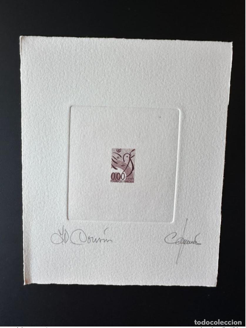 Briefmarken: Francia Prueba art&iacute;stica El proyecto de Marianne no fue seleccionado Bird Cousin Bordeaux 000