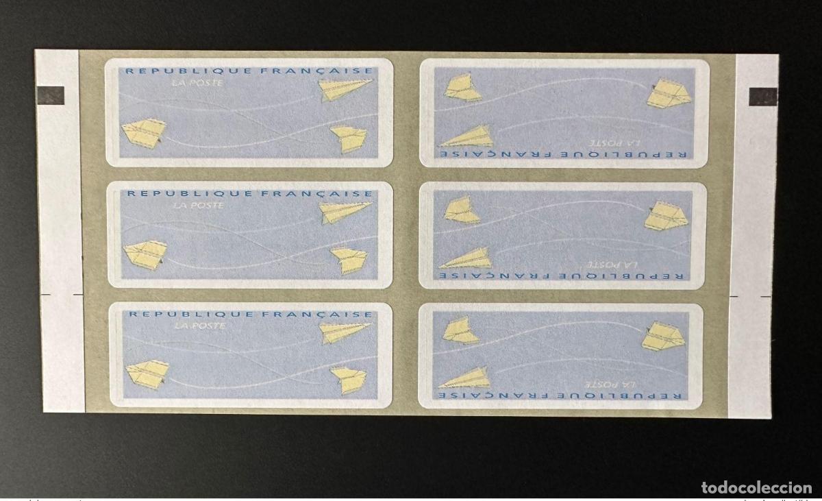 Briefmarken: France Lisa - Taquilla Schalterbogen Planes papel doblado Frankreich ATM