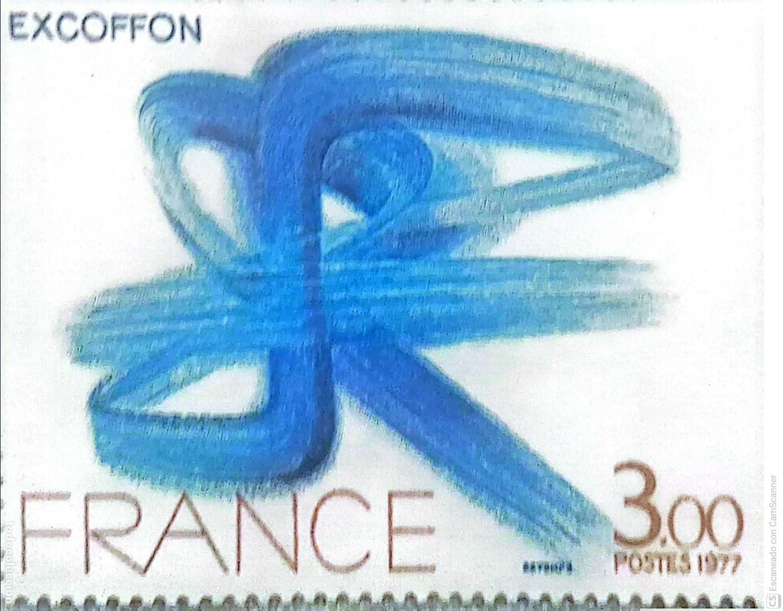 Sellos: Francia. 1951 Obras de Arte: Obra original de Excoffon. 1977. ﻿Sellos nuevos y numeraci&oacute;n Yvert.