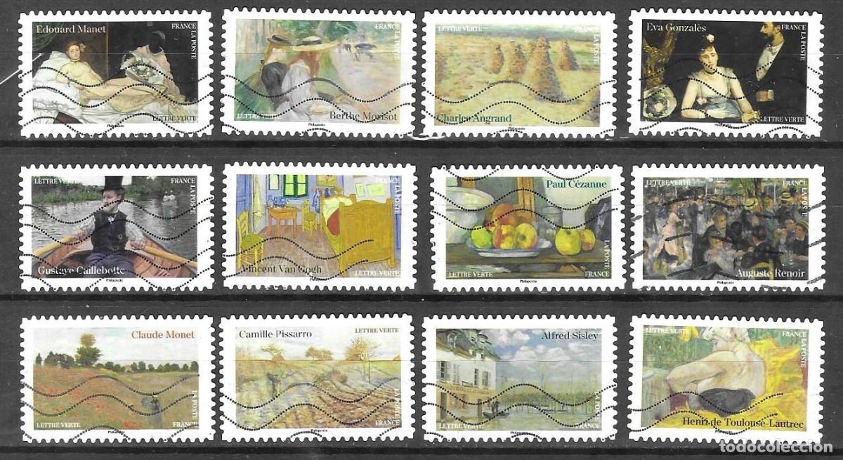 Briefmarken: SELLOS ADESIVOS USADOS DE FRANCIA 2024, YT 2401/ 12