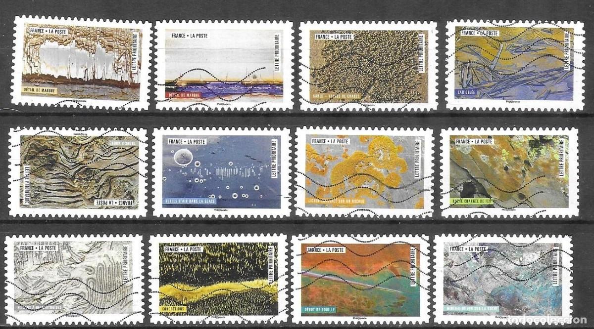 Sellos: SELLOS ADESIVOS USADOS DE FRANCIA 2018, YT 1502/ 13
