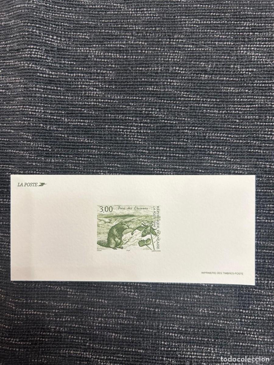 Selos: O) 1996 FRANCE, PROOF, CEVENNES NATIONAL PARK, ALPINE MARMOT, MNH