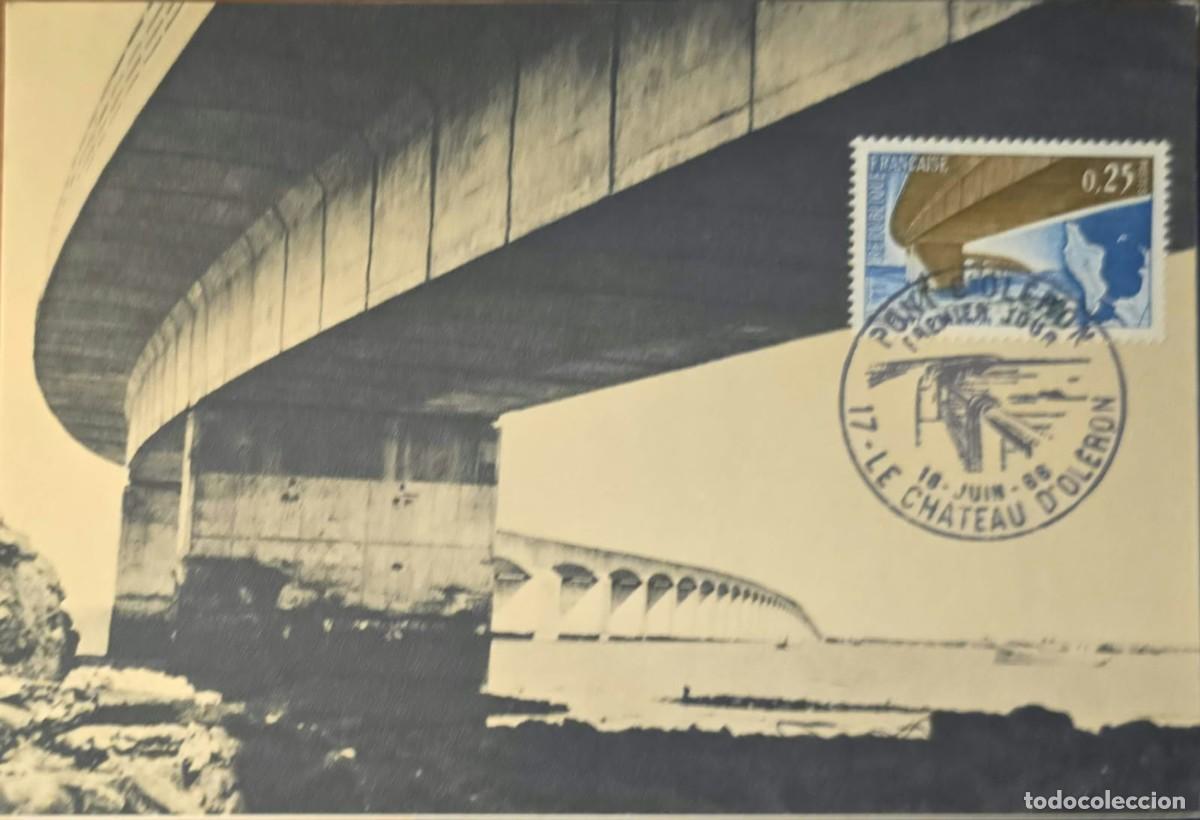 Briefmarken: TS.)1966, FRANCE, FIRST-DAY-OF-ISSUE MAXIMUM CARD, PRE-PRINTED COMMEMORATIVE FEATURING A PHOTOGRAPH