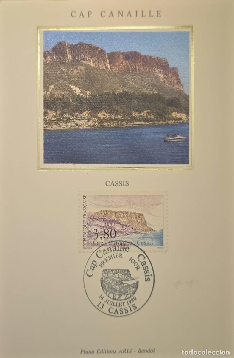 Sellos: TS.)1975, FRANCE, MAXIMUM POSTAL CARD, FIRST DAY OF ISSUE, PRE-PRINTED A PHOTOGRAPH OF THE FAMOUS &rdquo;C