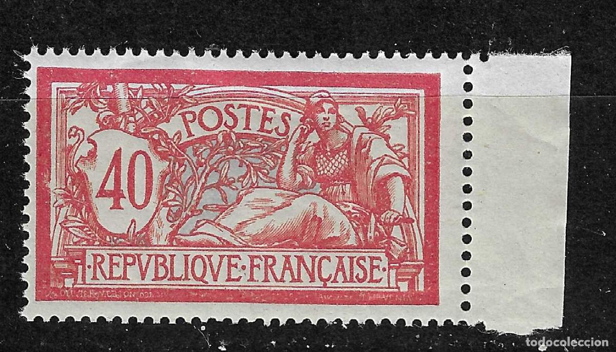Sellos: FRANCIA 1900 TIPO MERSON YVERT 119** SIN FIJASELLOS