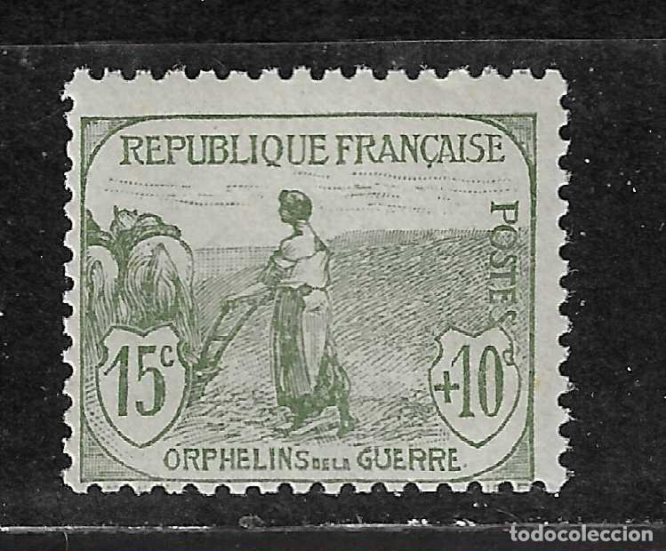 Sellos: FRANCIA 1917 ORPHELINS YVERT 150** SIN FIJASELLOS