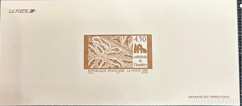Sellos: TS.)1996, FRANCE, POSTAL STATIONERY, COMMEMORATIVE PRE-PRINTED ISSUE DEDICATED TO THE &rdquo;CATHEDRAL OF