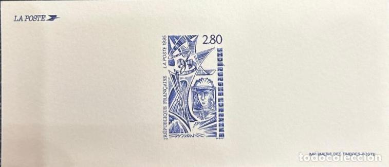 Sellos: TS.)1995, FRANCE, FIRST DAY COVER, PRE-PRINTED AND DEDICATED TO THE STEEL INDUSTRY OF LORRAINE, FEAT
