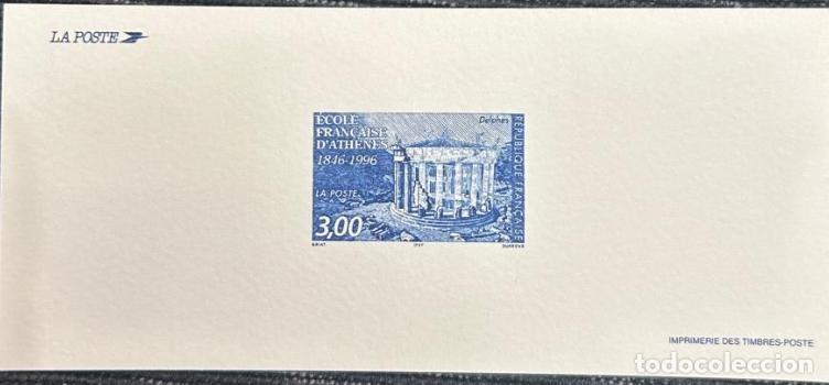 Sellos: TS.)1996, FRANCE, FIRST DAY COVER, COMMEMORATIVE CACHET FEATURING THE RECONSTRUCTION OF THE FAMOUS C