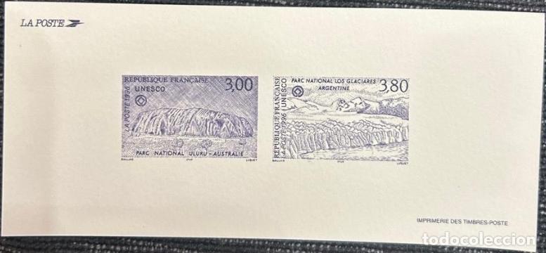 Sellos: TS.)1997, FRANCE, SPECIAL PHILATELIC DOCUMENT/OFFICIAL PRESENTATION SHEET, FEATURING TWO PRE-PRINTED