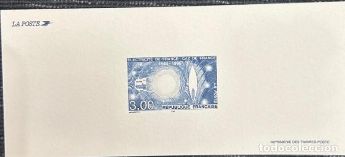 Sellos: TS.)1996, FRANCE, COLLECTIBLE PRE-STAMPED ENVELOPE, COMMEMORATING THE 50TH ANNIVERSARY OF &Eacute;LECTRICIT