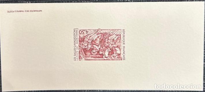 Sellos: TS.)1997, FRANCE, OFFICIAL PHILATELY DOCUMENT, COMMEMORATIVE PRE-PRINTED WITH &rdquo;THE CREATION&rdquo; STAMP,