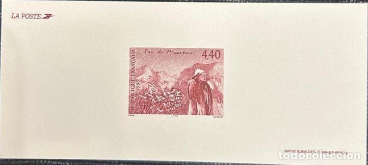 Sellos: TS.)1996, FRANCE, POSTAL STATIONERY, PRE-PRINTED STAMP FEATURING THE MOUNTAINOUS LANDSCAPE OF &rdquo;PARC