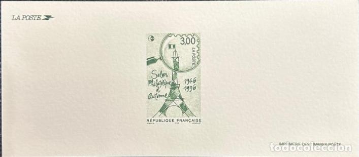 Sellos: TS.)1996, FRANCE, OFFICIAL PHILATELIC SOUVENIR DOCUMENT, COMMEMORATIVE PRE-PRINTED ITEM FEATURING A