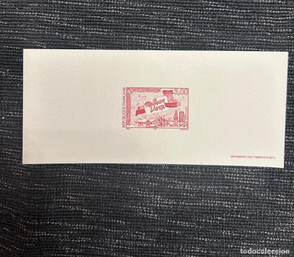 Sellos: O) 1997 FRANCE, PROOF, SEASON&acute;S GREETING, SCT 2617, MNH