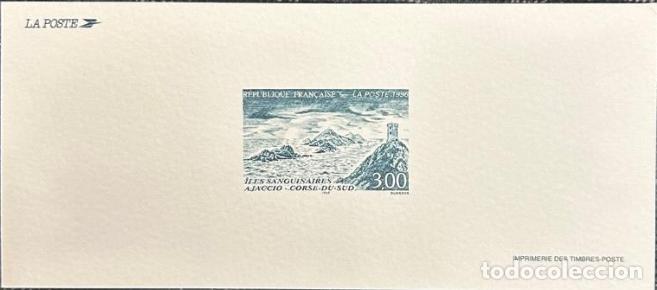 Sellos: TS.)1996, FRANCE, PHILATELIC CARD OR PROOF, COLLECTIBLE PRE-PRINTED ITEM (UNPERFORATED), MONOCHROME