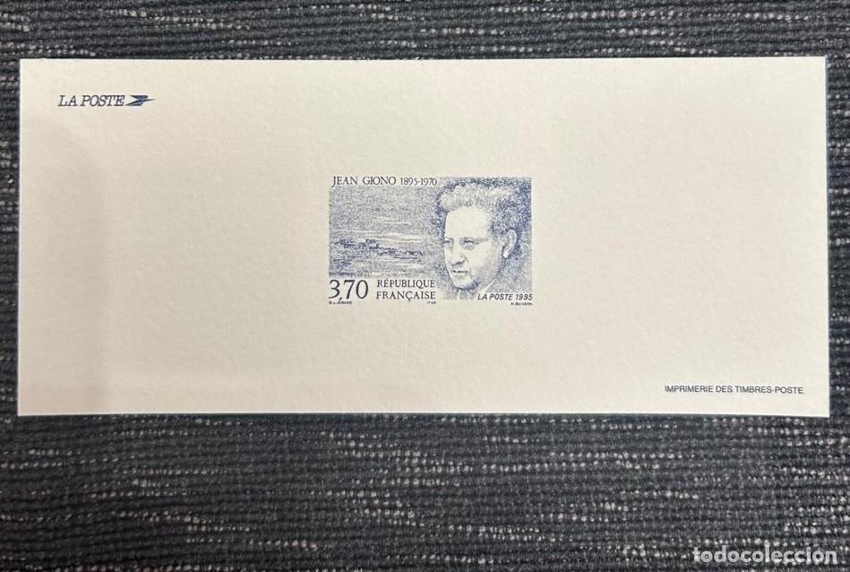 Sellos: O) 1995 FRANCE, PROOF, JEAN GIONO 1895-1970, WRITER, SCT 2471, MNH
