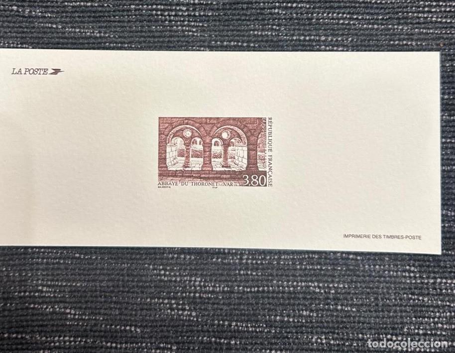 Sellos: O) 1996 FRANCE, PROOF, THORONET ABBEY, HERITAGE, SCT 2528, MNH