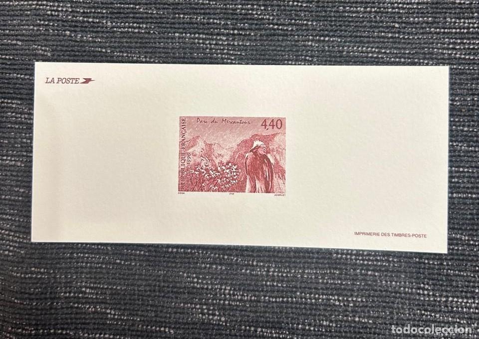 Sellos: O) 1996 FRANCE, PROOF, TOURISM, MERCANTOUR, NATIONAL PARK, SCT 2516, MNH