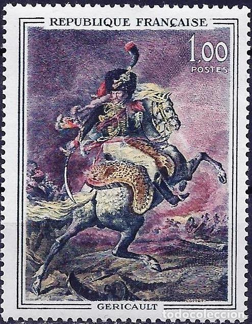 Sellos: Francia 1962 - Mi 1417 - YT 1365 - Cuadro de Gericault - MH*