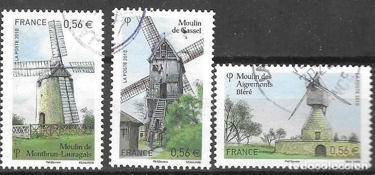 Sellos: SELLOS USADOS DE FRANCIA 2010, YT 4485/ 87