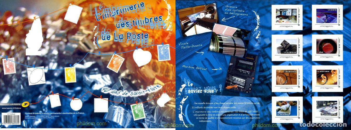 Sellos: 335067 MNH FRANCIA 2010 LA IMPRENTA DE LOS SELLOS