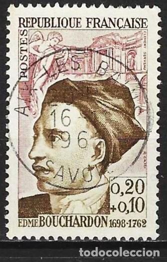 Sellos: Francia 1962 - Mi 1400 - YT 1346 - Edm&eacute; Bouchardon