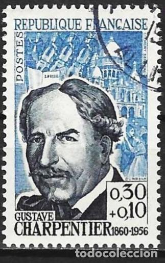 Sellos: Francia 1962 - Mi 1402 - YT 1348 - Gustave Charpentier
