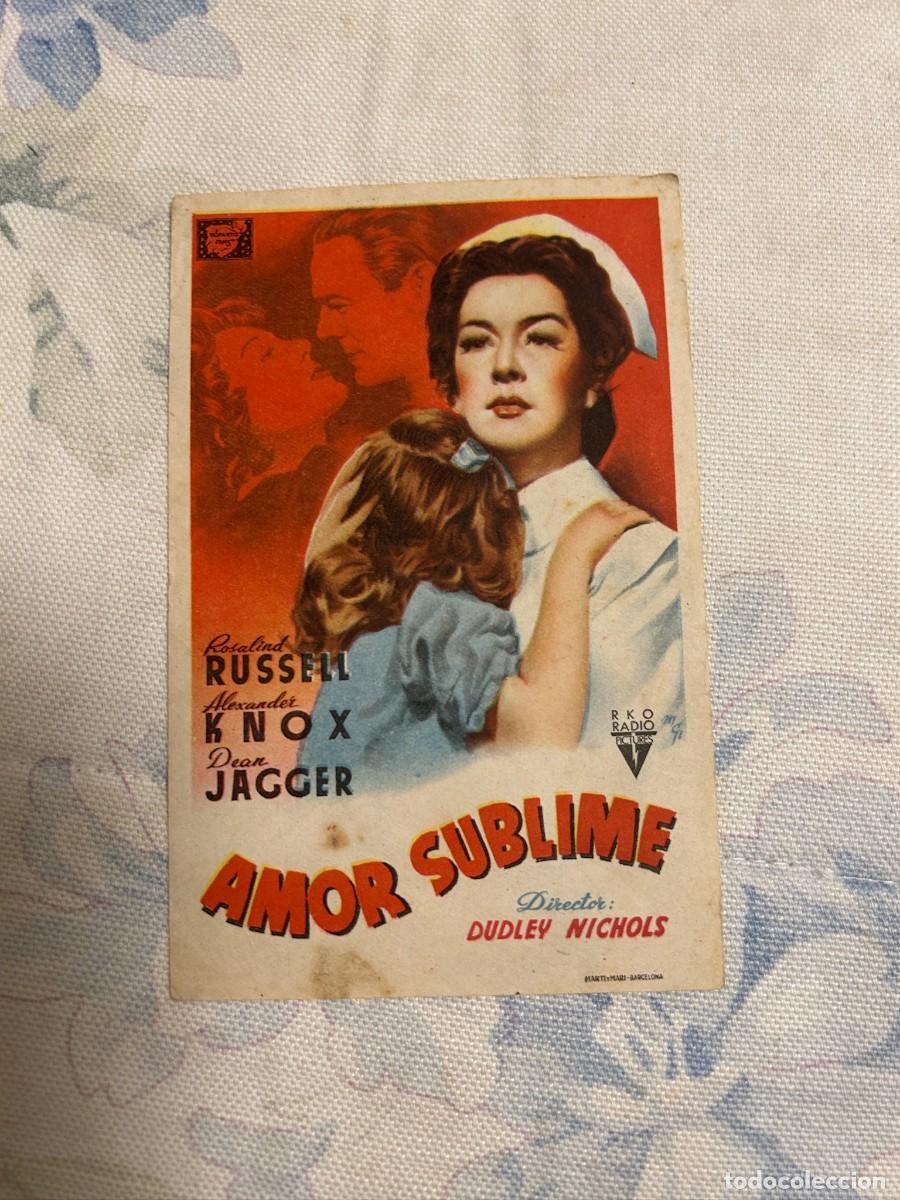 Sellos: &ordm;1663 AMOR SUBLIME CHILE CINEMA CON SELLO BUEN ESTADO