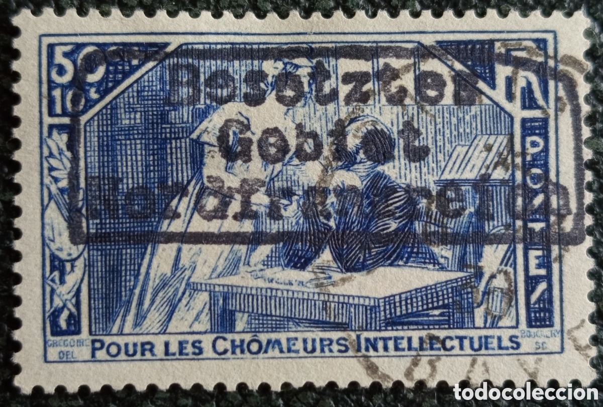 Sellos: Sello Francia Ocupaci&oacute;n 1940 Dunkerque Besetztes Gebiet - Michel 32