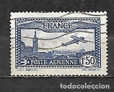 Sellos: 1930: F. 190 sobre Nuestra Se&ntilde;ora de la Guarda, Marsella. A&eacute;reos (usado)