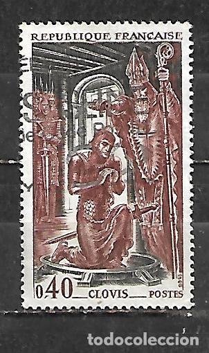 Sellos: 1966: Historia de Francia - Clovis, 455 - 511 (usado)