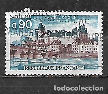 Sellos: 1973: Castillo de Gien (usado) - Foto 1