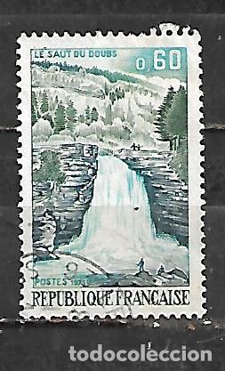 Sellos: 1973: Cascada de Doubs (usado) - Foto 1